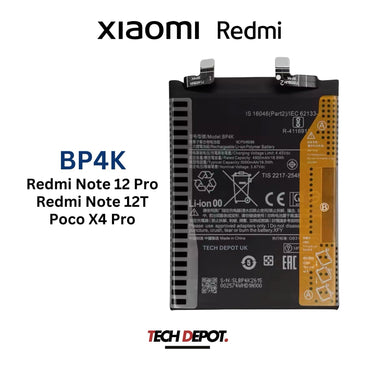 Xiaomi Redmi BP4K Note 12 Pro / RedmiNote 12T / Poco X50 Pro Replacement Battery